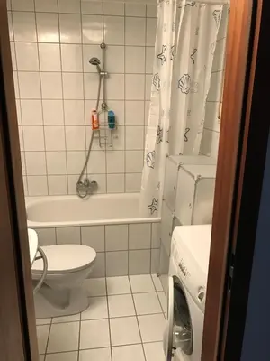 Ein Badezimmer in der Unterkunft Blick über Heilbronn near IPAI