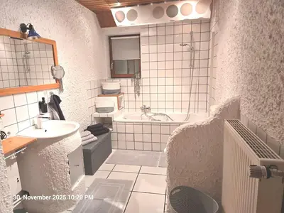 Ein Badezimmer in der Unterkunft Ruhige Einliegerwohnung mit grosser Terrasse