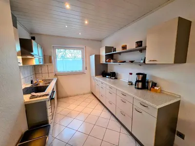 Küche/Küchenzeile in der Unterkunft Geräumige Wohnung mit 4 Betten und Balkon