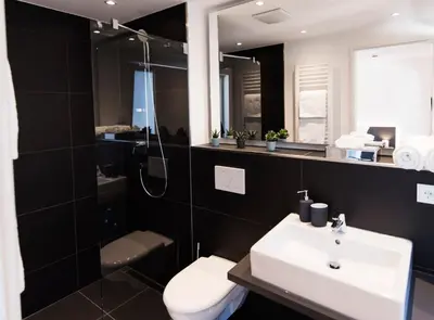 Ein Badezimmer in der Unterkunft Mood Studios