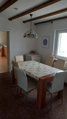 Ein Sitzbereich in der Unterkunft Beautiful apartment with lots of space to relax