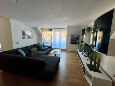 TV/Unterhaltungsangebot in der Unterkunft Ruhige Wohnung - ideal für Urlaub und Business