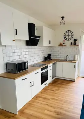 Küche/Küchenzeile in der Unterkunft ComfortandNature