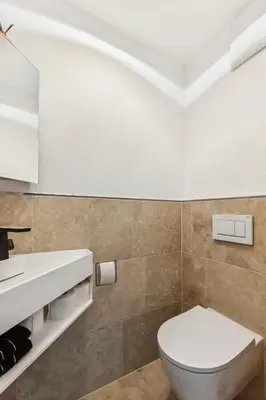 Ein Badezimmer in der Unterkunft Traumwohnung im Herzen Heilbronns