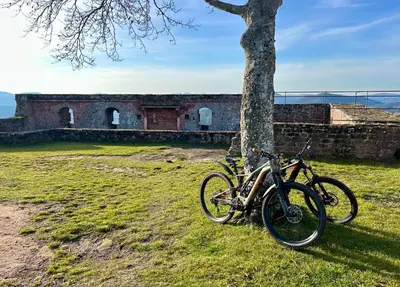 Radfahren an der Unterkunft Ferienwohnung an der Kapelle oder in der Nähe
