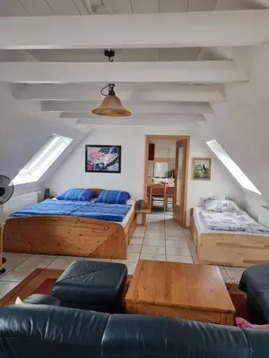 Ein Bett oder Betten in einem Zimmer der Unterkunft Thatsani Vacation Rental