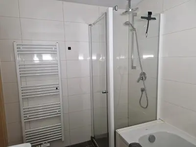 Ein Badezimmer in der Unterkunft Wolfskraft