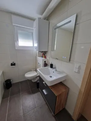 Ein Badezimmer in der Unterkunft Wolfskraft