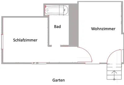 Grundriss der Unterkunft Öko-Fachwerkhaus am Schwarzwald