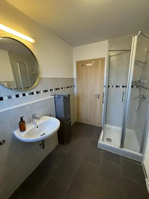 Ein Badezimmer in der Unterkunft Ferienwohnungen Weber