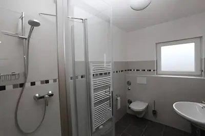 Ein Badezimmer in der Unterkunft Ferienwohnungen Weber