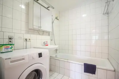 Ein Badezimmer in der Unterkunft nJoy! Business Apartment Neckarsulm - nähe Audi & Balkon