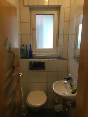 Ein Badezimmer in der Unterkunft Bayrisch Nizza