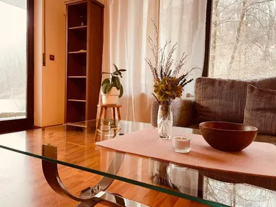 Ein Sitzbereich in der Unterkunft Odw homes - Large country house with three apartments and garden