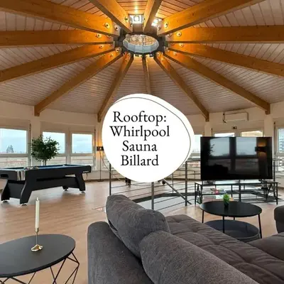 Panorama Penthouse - Whirlpool - Sauna - Billiard