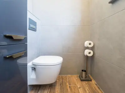 Ein Badezimmer in der Unterkunft Apartment Wohnung in Lerchenberg mit Großer Terrasse by Interhome