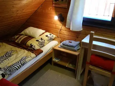 Ein Bett oder Betten in einem Zimmer der Unterkunft Holiday Home in Kuhklingen mit Großer Terrasse by Interhome
