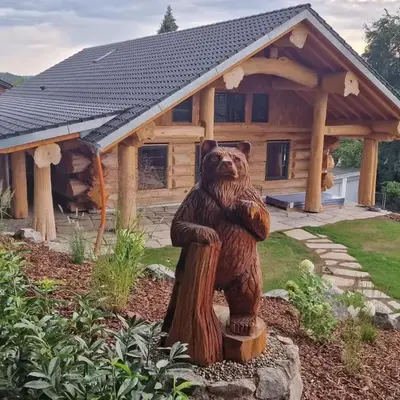 Holiday Home Luxus-Blockhausparadies Eveningwood im Spessart by Interhome