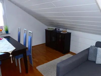 Ein Sitzbereich in der Unterkunft Apartment ApartmentmitAusblick by Interhome