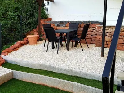 Ein Patio oder anderer Außenbereich in der Unterkunft Apartment Vineyard-Suites FeWo by Interhome