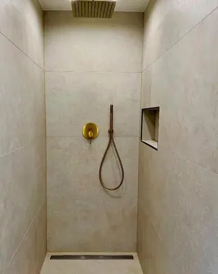 Ein Badezimmer in der Unterkunft Die Scheune Odenwald