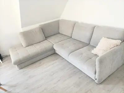 Ein Sitzbereich in der Unterkunft Apartment mit Balkon