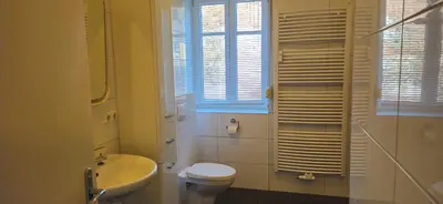 Ein Badezimmer in der Unterkunft Ferienwohnung Lucia Amorbach