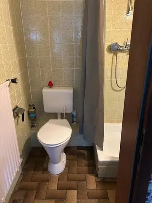 Ein Badezimmer in der Unterkunft Ruhiges 1 Zimmer Apartment in zentraler Lage