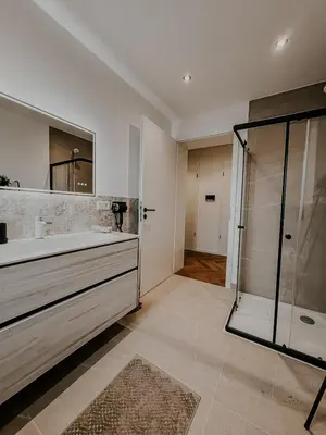 Ein Badezimmer in der Unterkunft modernes Apartment 2 in Viernheim