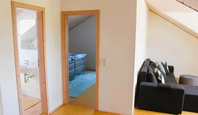 Ein Bett oder Betten in einem Zimmer der Unterkunft Panoramablick