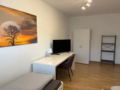 TV/Unterhaltungsangebot in der Unterkunft AG Deluxe Ferienwohnung in Kornwestheim