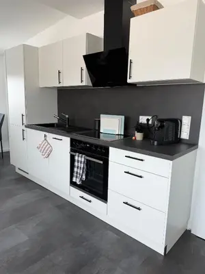 Küche/Küchenzeile in der Unterkunft Ferienwohnung Verissimo