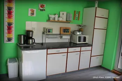 Küche/Küchenzeile in der Unterkunft Ferienwohnung Oberle