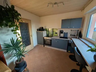 Küche/Küchenzeile in der Unterkunft Appartement Sonnenschein