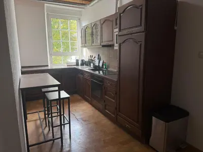 Küche/Küchenzeile in der Unterkunft Apartments möblierte Wohnungen Mainz