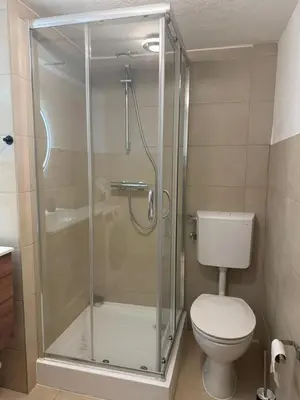 Ein Badezimmer in der Unterkunft Apartments möblierte Wohnungen Mainz