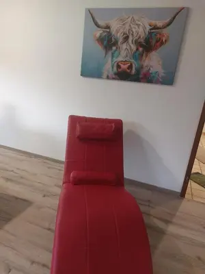 Ein Sitzbereich in der Unterkunft KiRoom Eberstadt 4