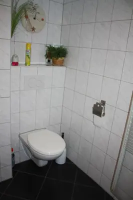 Ein Badezimmer in der Unterkunft Monteur- und Ferienhaus Hirsch