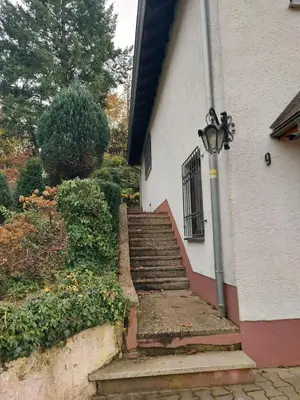 Ein Garten an der Unterkunft Große Ferienwohnung mit herrlichem Ausblick