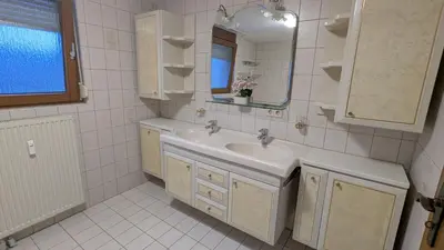 Ein Badezimmer in der Unterkunft Modernes 3-Zimmer Apartment in Eppingen mit Balkon