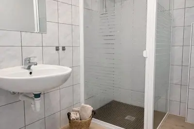 Ein Badezimmer in der Unterkunft Monteur- und Ferienunterkunft Waghäusel