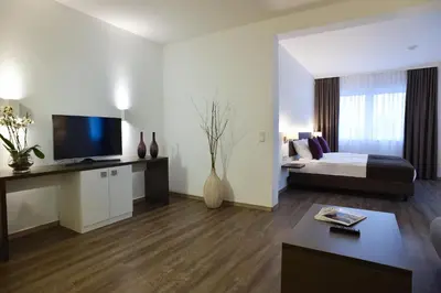 TV/Unterhaltungsangebot in der Unterkunft Guesthouse Lichtenau