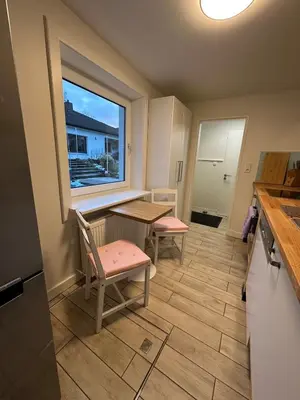 Küche/Küchenzeile in der Unterkunft Hexenruhe - Stylish, garden studio in Dietzenbach