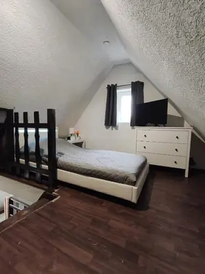 Ein Bett oder Betten in einem Zimmer der Unterkunft Zuhause G24 in Bönnigheim - Bis zu 6 Personen - 5 Minuten bis Tripsdrill