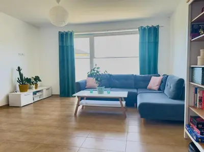 Ein Sitzbereich in der Unterkunft Ferienwohnung