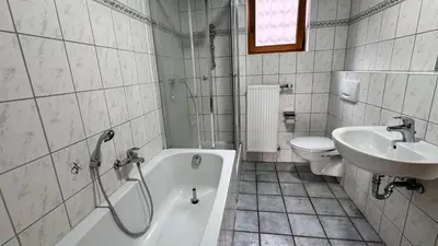 Ein Badezimmer in der Unterkunft Neuhofen Apartments