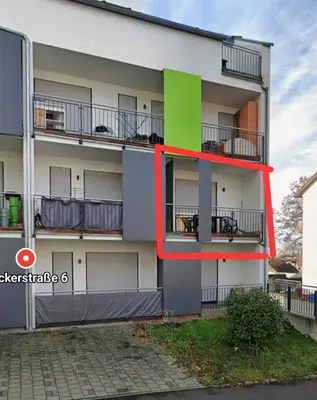 Das Gebäude in dem sich die Ferienwohnung befindet