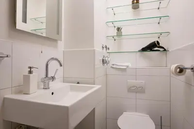 Ein Badezimmer in der Unterkunft Wohnkultur - Designapartment Mannheim