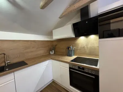 Küche/Küchenzeile in der Unterkunft Melem Apartments 2