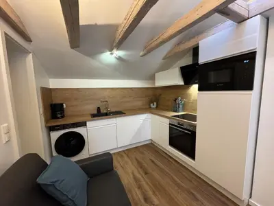 Küche/Küchenzeile in der Unterkunft Melem Apartments 2